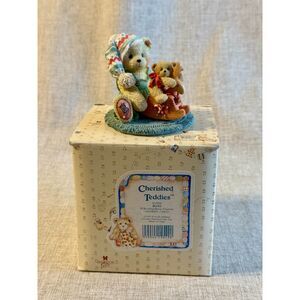 Cherished Teddies Hans "Friends in Toyland" 1993 Figurine, NEW IN BOX, VINTAGE